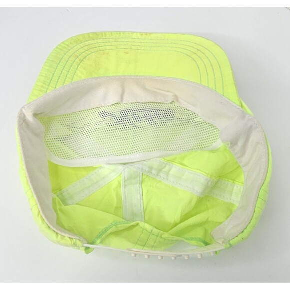 Hobie Vtg 80s Surf Hat Cap USA Made Snapback Painters Neon Stains On Brim - Picture 8 of 8